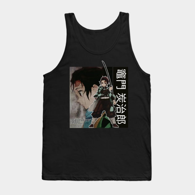 Tanjiro Kamado Qoutes Tank Top by WPAP46